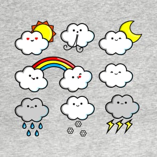 Clouds Emoji T-Shirt